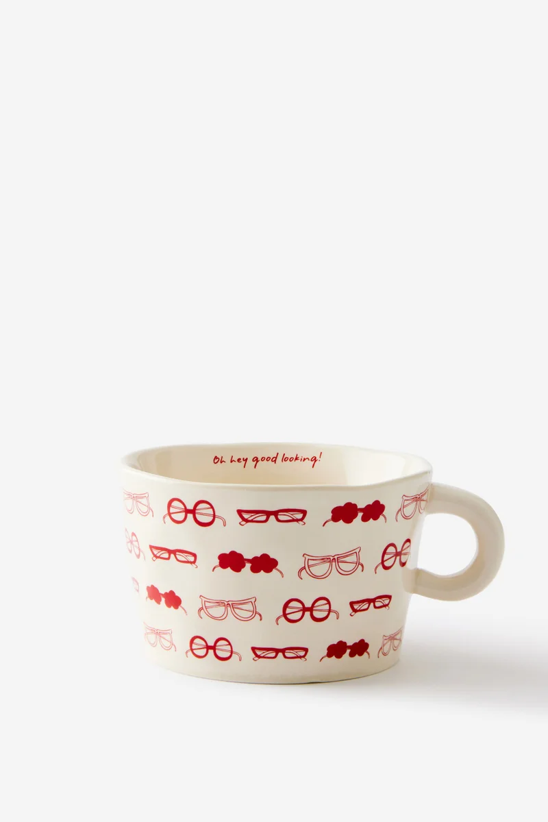Typo Novelty Shaped Mug